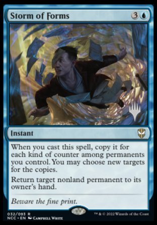 Storm of Forms (Promo Pack) [Streets of New Capenna Commander Promos] Magic: The Gathering