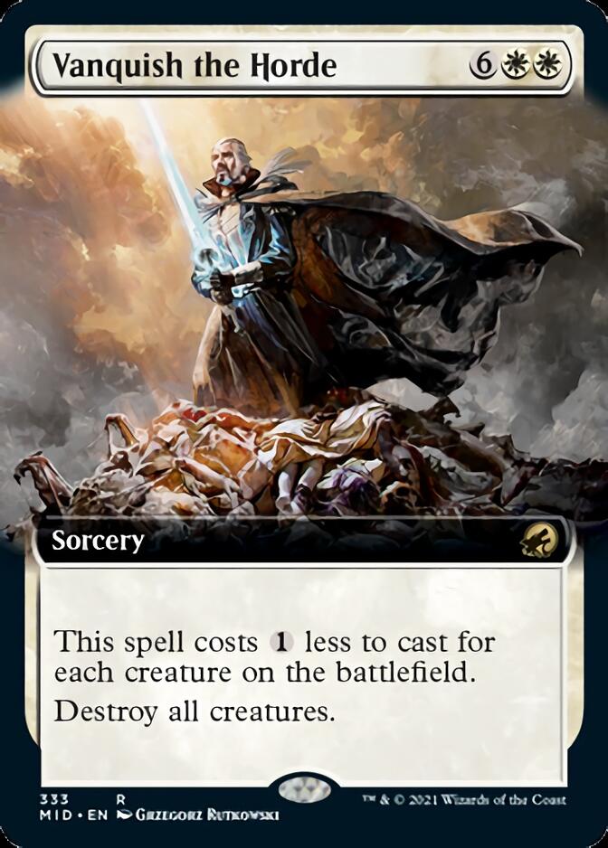 Vanquish the Horde (Extended Art) [Innistrad: Midnight Hunt] Magic: The Gathering