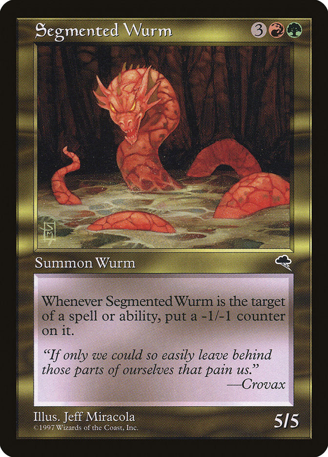 Segmented Wurm [Tempest] Magic: The Gathering