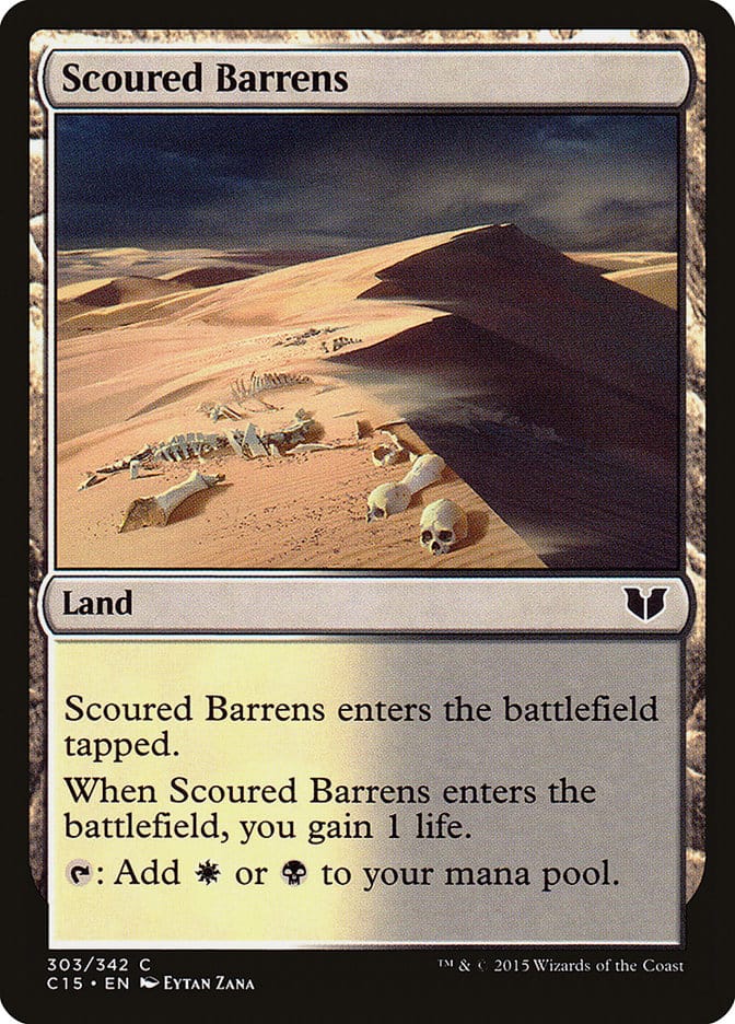 Scoured Barrens [Commander 2015] Magic: The Gathering
