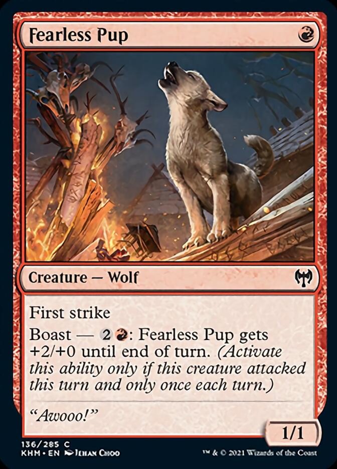 Fearless Pup [Kaldheim] Magic: The Gathering
