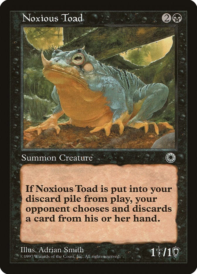 Noxious Toad [Portal] Magic: The Gathering