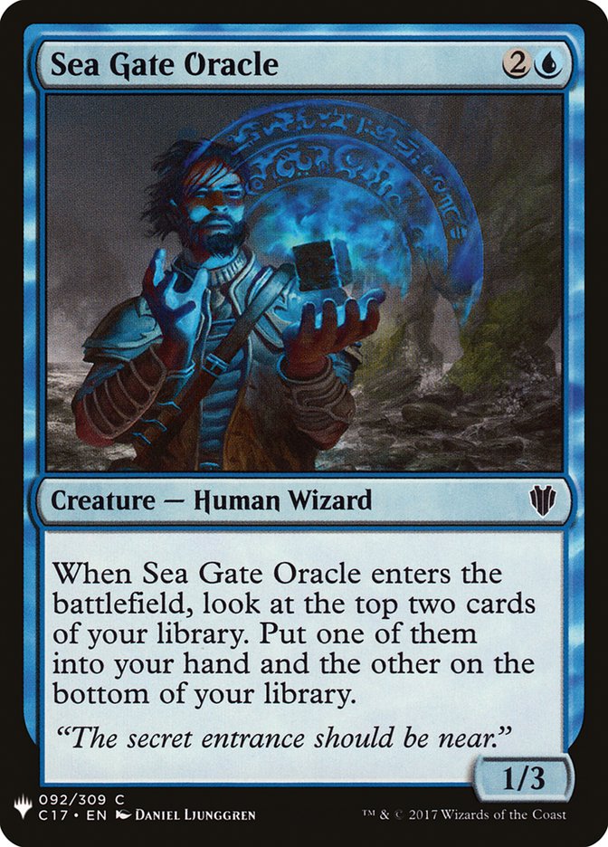 Sea Gate Oracle [Mystery Booster] Magic: The Gathering