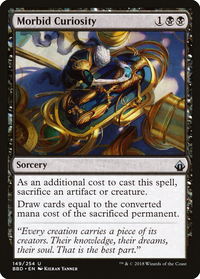 Morbid Curiosity [Battlebond] Magic: The Gathering