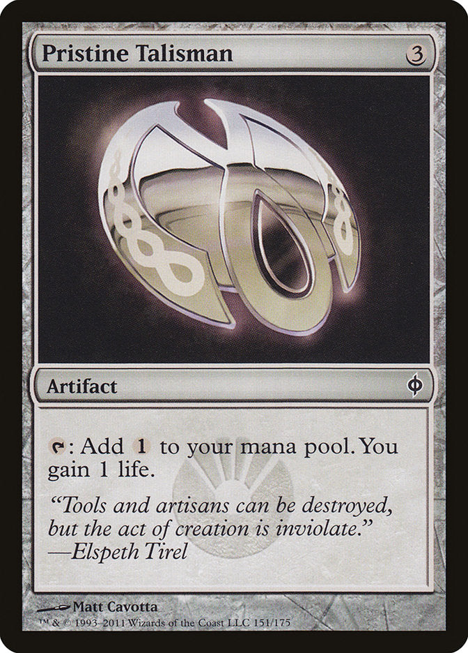 Pristine Talisman [New Phyrexia] Magic: The Gathering