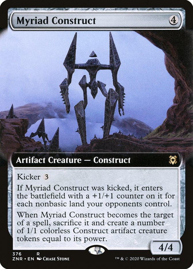 Myriad Construct (Extended Art) [Zendikar Rising] Magic: The Gathering