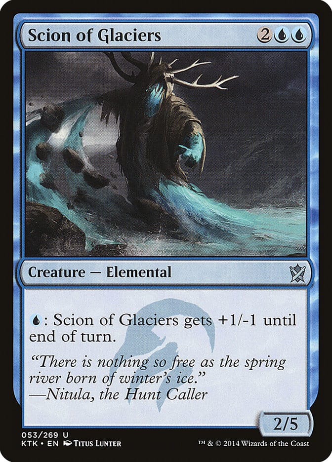 Scion of Glaciers [Khans of Tarkir] Magic: The Gathering
