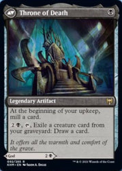 Egon, God of Death // Throne of Death [Kaldheim] Magic: The Gathering