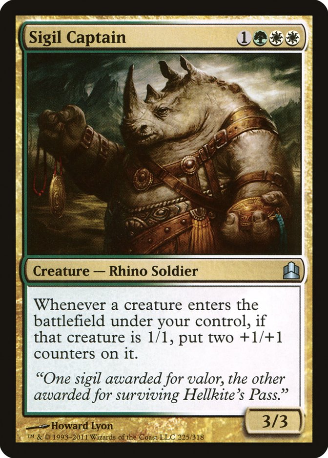 Sigil Captain [Commander 2011] Magic: The Gathering