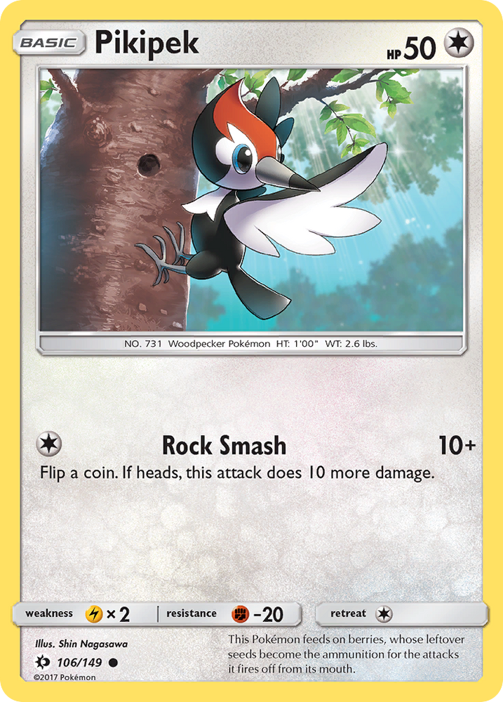 Pikipek (106/149) [Sun & Moon: Base Set] Pokémon