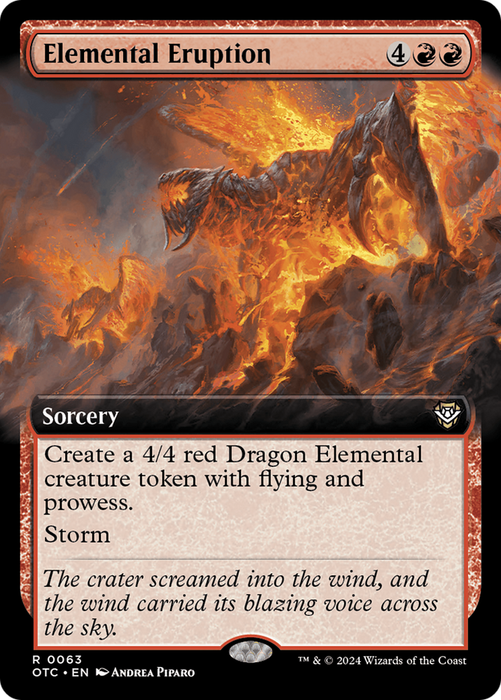 Elemental Eruption (Extended Art) [Outlaws of Thunder Junction Commander] Magic: The Gathering