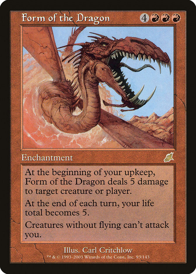 Form of the Dragon [Scourge] Magic: The Gathering