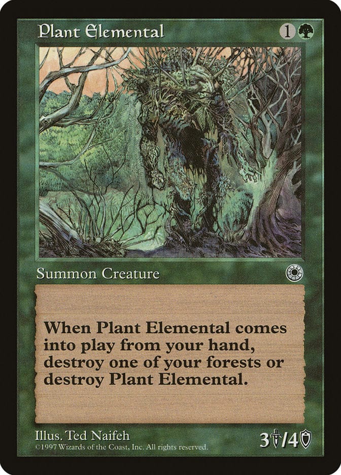 Plant Elemental [Portal] Magic: The Gathering