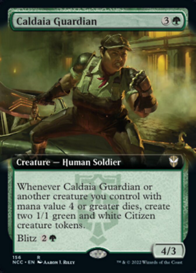 Caldaia Guardian (Extended Art) [Streets of New Capenna Commander] Magic: The Gathering