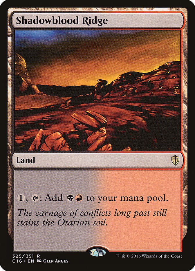 Shadowblood Ridge [Commander 2016] Magic: The Gathering