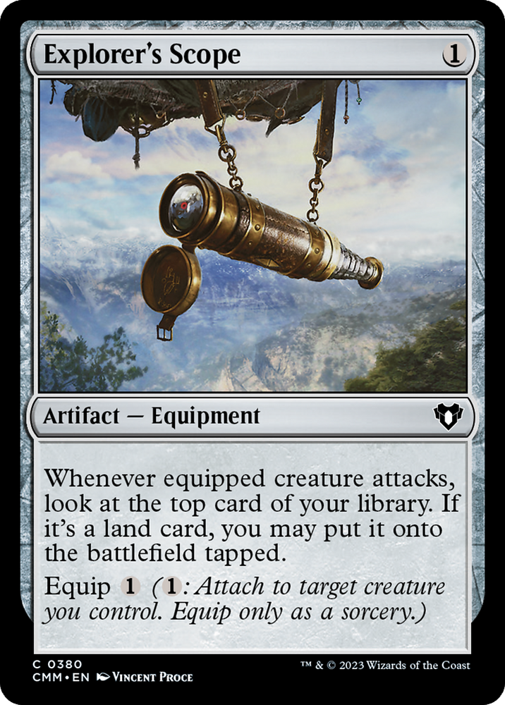 Explorer's Scope [Commander Masters] Magic: The Gathering