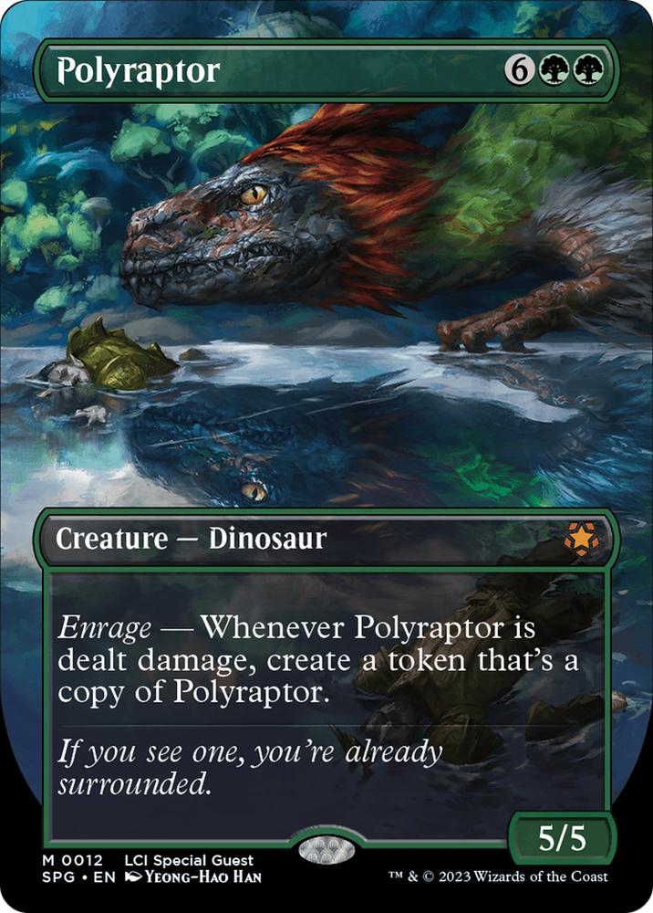 Polyraptor (Borderless) [The Lost Caverns of Ixalan Special Guests] Magic: The Gathering