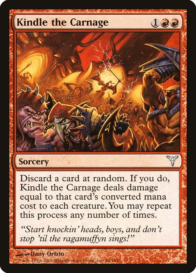 Kindle the Carnage [Dissension] Magic: The Gathering