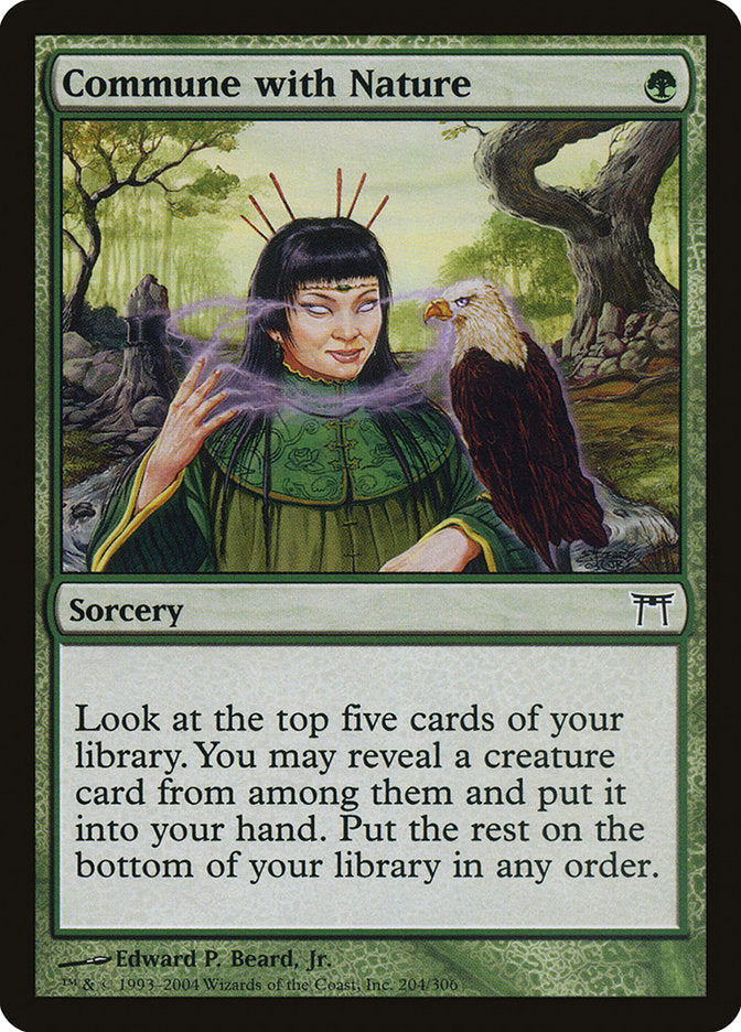Commune with Nature [Champions of Kamigawa] Magic: The Gathering