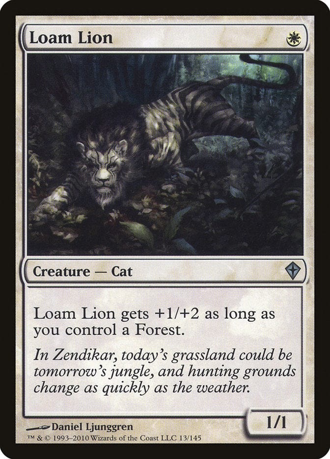 Loam Lion [Worldwake] Magic: The Gathering