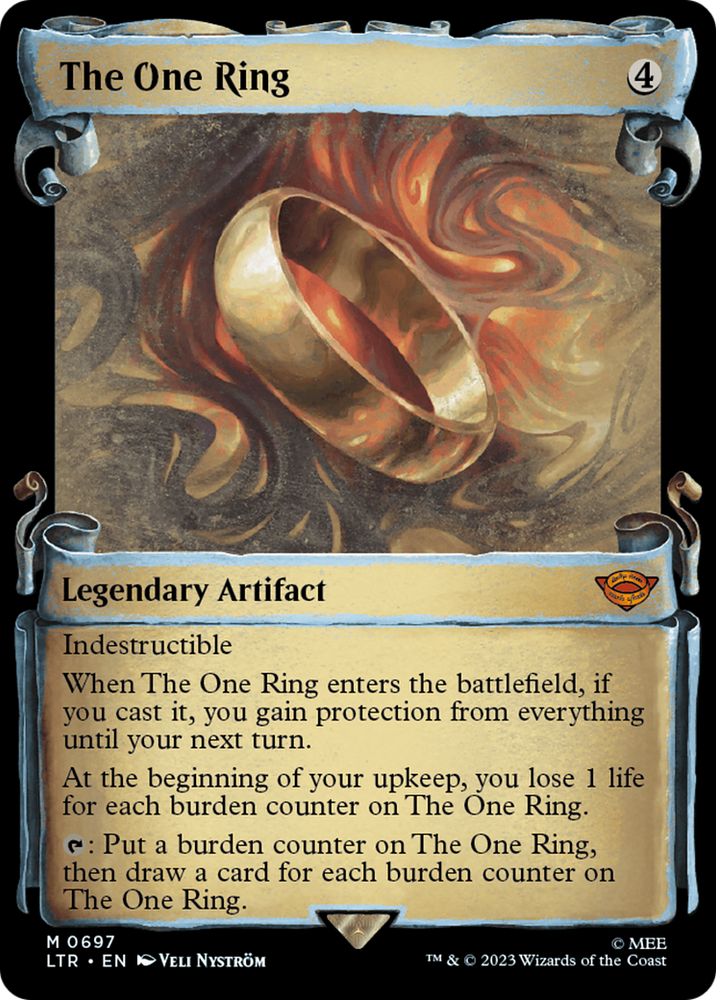 The One Ring [The Lord of the Rings: Tales of Middle-Earth Showcase Scrolls] Magic: The Gathering