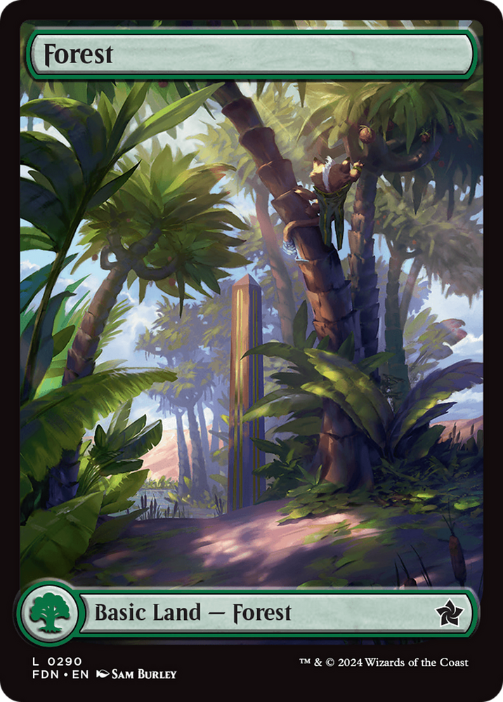 Forest (0290) [Foundations] Magic: The Gathering