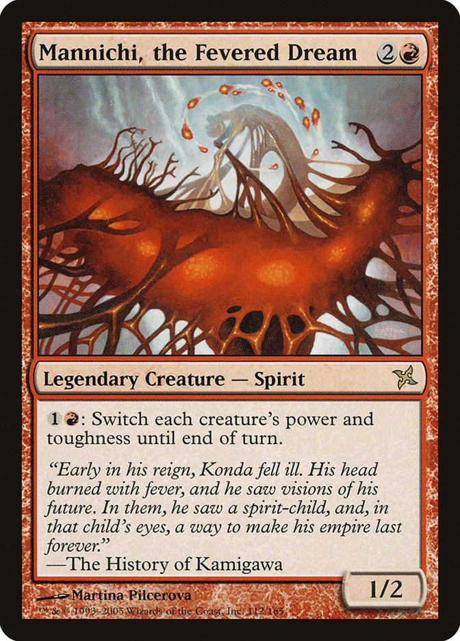 Mannichi, the Fevered Dream [Betrayers of Kamigawa] Magic: The Gathering