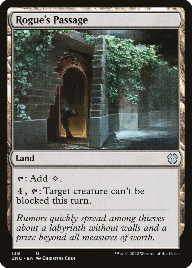 Rogue's Passage [Zendikar Rising Commander] Magic: The Gathering
