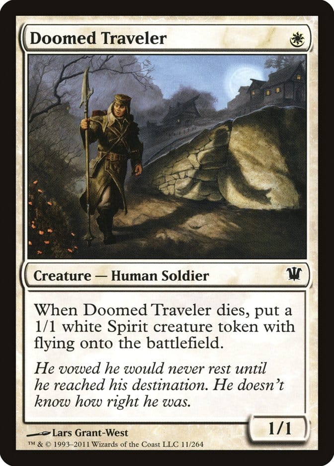 Doomed Traveler [Innistrad] Magic: The Gathering