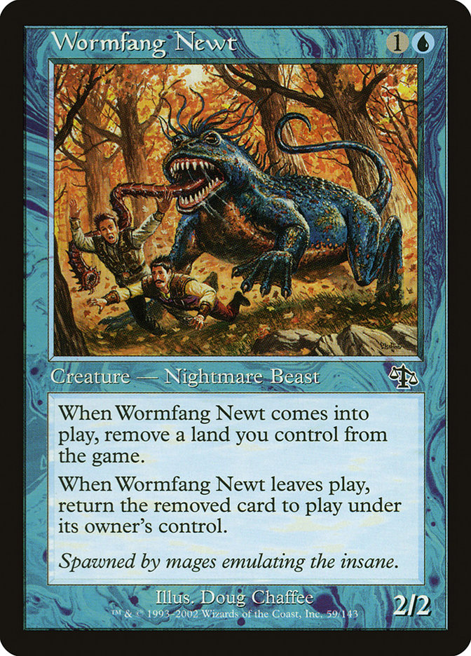 Wormfang Newt [Judgment] Magic: The Gathering