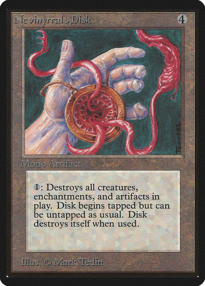 Nevinyrral's Disk [Beta Edition] Magic: The Gathering