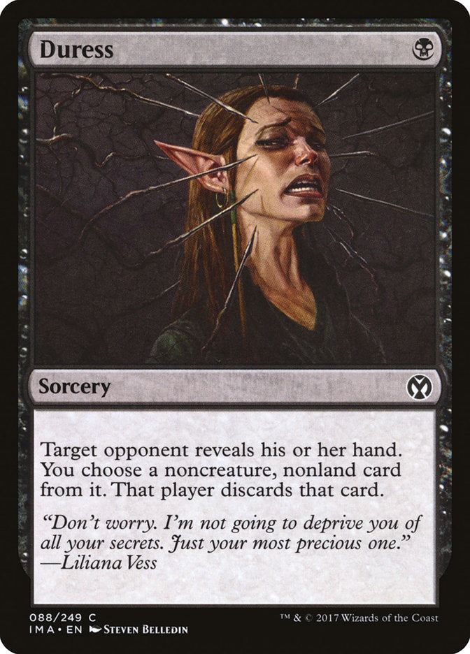 Duress [Iconic Masters] Magic: The Gathering