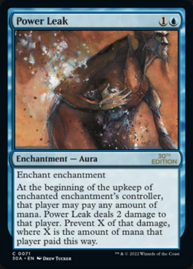 Power Leak [30th Anniversary Edition] Magic: The Gathering