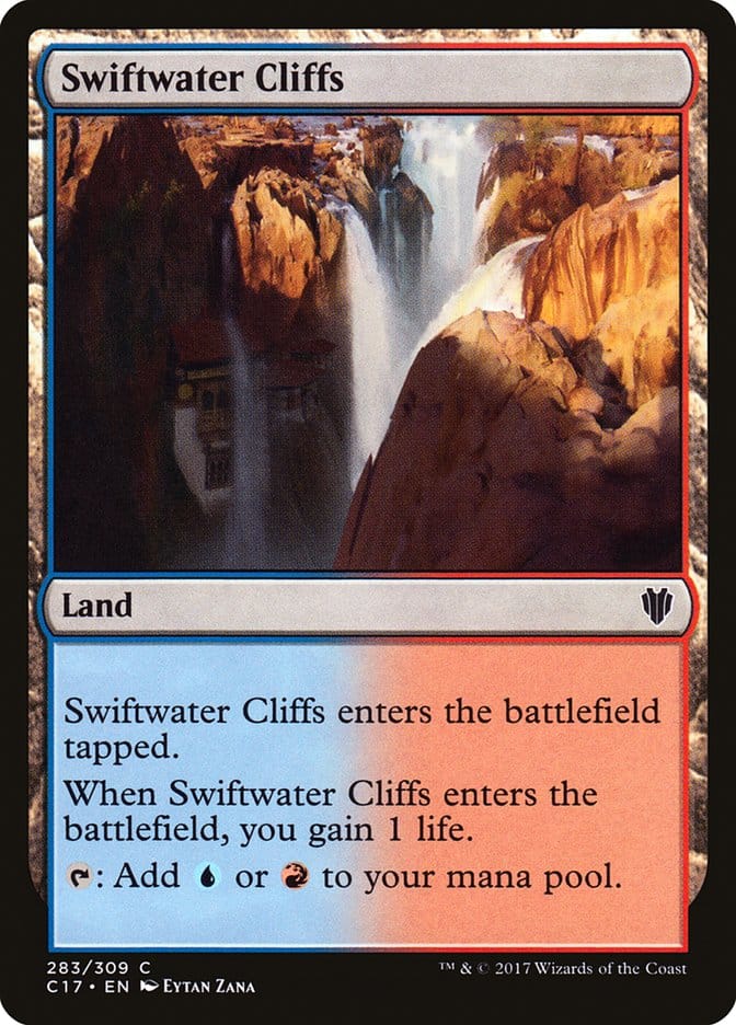 Swiftwater Cliffs [Commander 2017] Magic: The Gathering