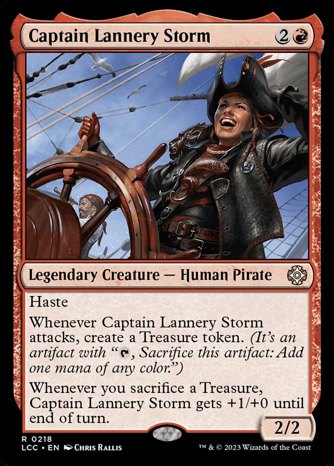 Captain Lannery Storm [The Lost Caverns of Ixalan Commander] Magic: The Gathering