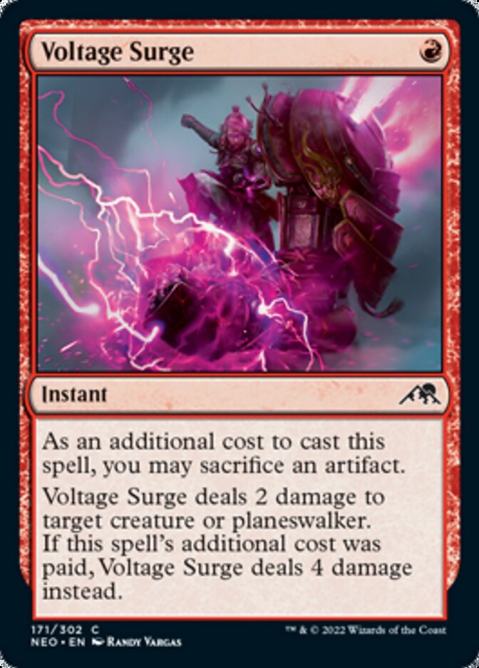 Voltage Surge [Kamigawa: Neon Dynasty] Magic: The Gathering