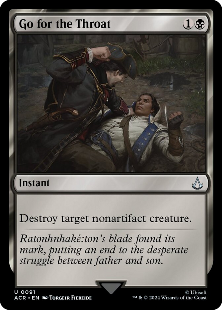 Go for the Throat [Assassin's Creed] Magic: The Gathering