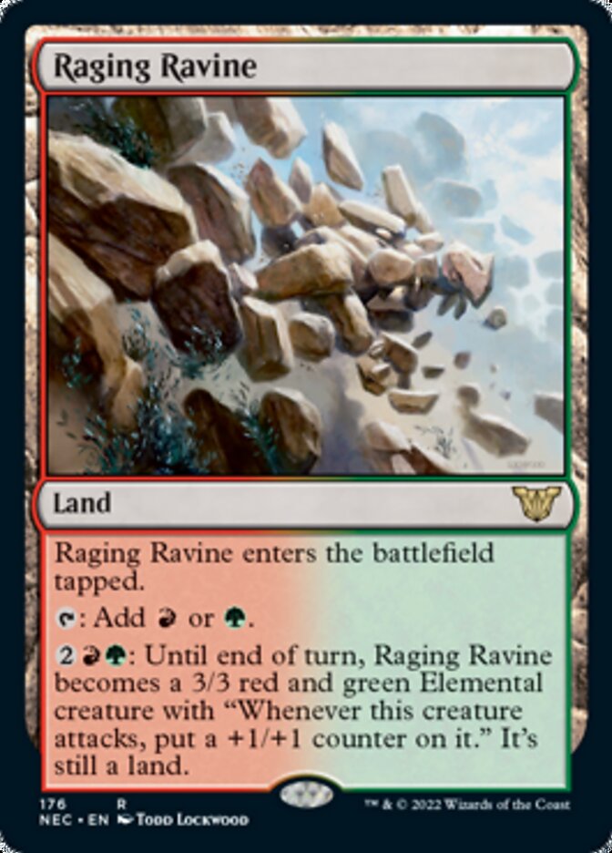 Raging Ravine [Kamigawa: Neon Dynasty Commander] Magic: The Gathering