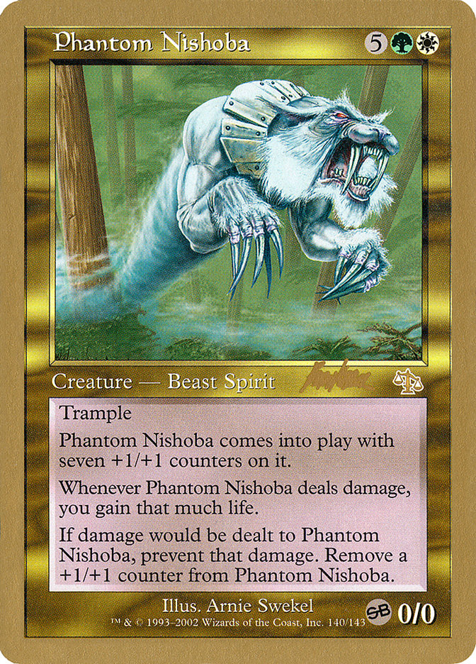 Phantom Nishoba (Brian Kibler) (SB) [World Championship Decks 2002] Magic: The Gathering