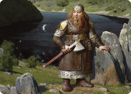 Mirrormere Guardian Art Card [The Lord of the Rings: Tales of Middle-earth Art Series] Magic: The Gathering