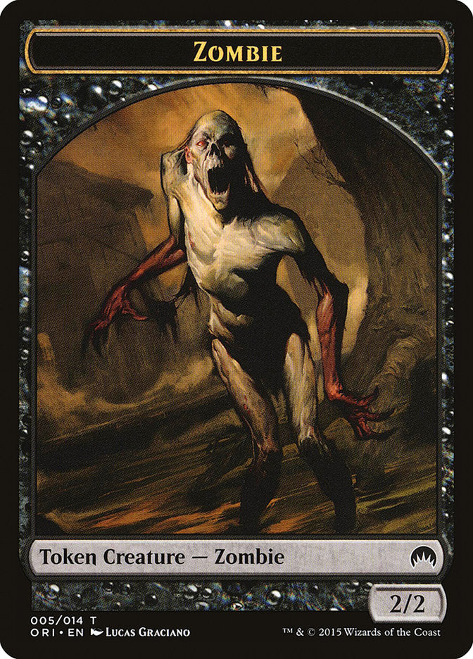 Zombie Token [Magic Origins Tokens] Magic: The Gathering
