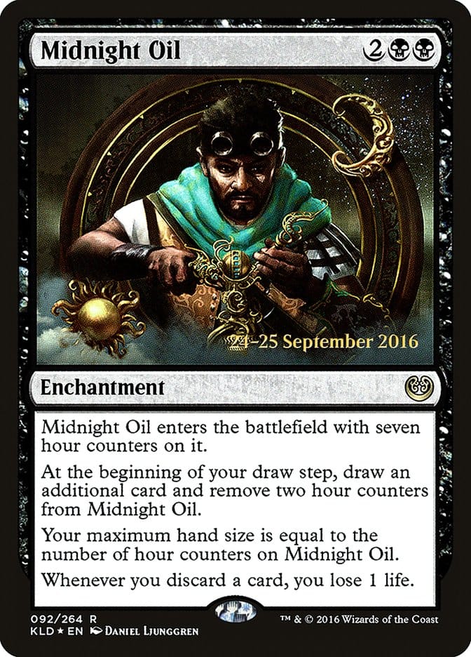 Midnight Oil [Kaladesh Prerelease Promos] Magic: The Gathering
