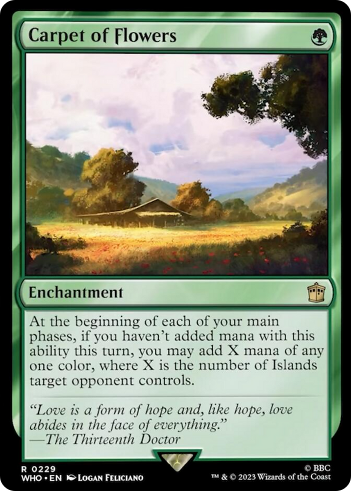 Carpet of Flowers [Doctor Who] Magic: The Gathering