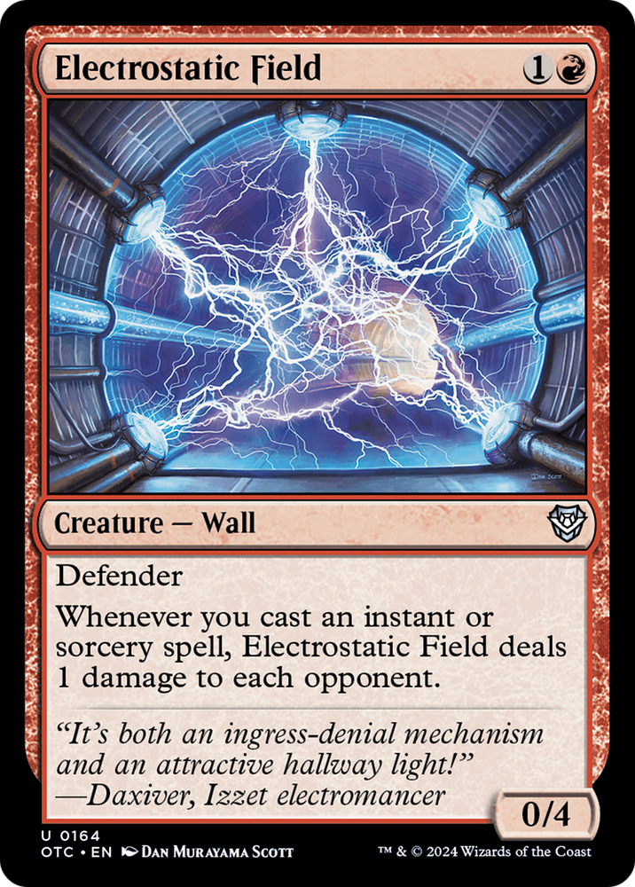 Electrostatic Field [Outlaws of Thunder Junction Commander] Magic: The Gathering