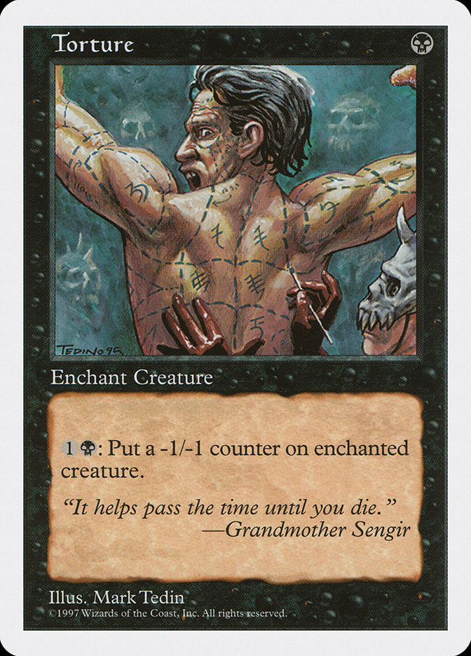 Torture [Fifth Edition] Magic: The Gathering