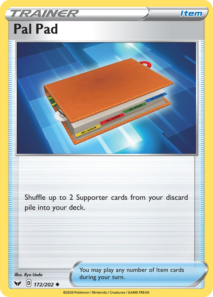 Pal Pad (172/202) [Sword & Shield: Base Set] Pokémon