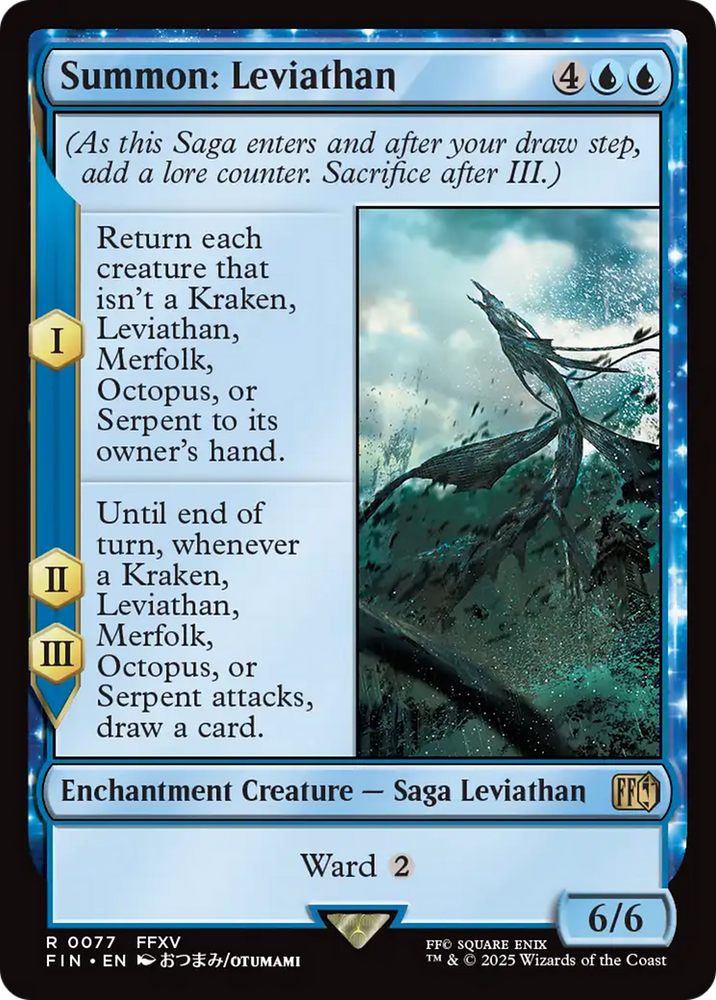 Summon: Leviathan [FINAL FANTASY] Magic: The Gathering