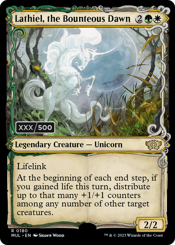 Lathiel, the Bounteous Dawn (Serialized) [Multiverse Legends] Magic: The Gathering