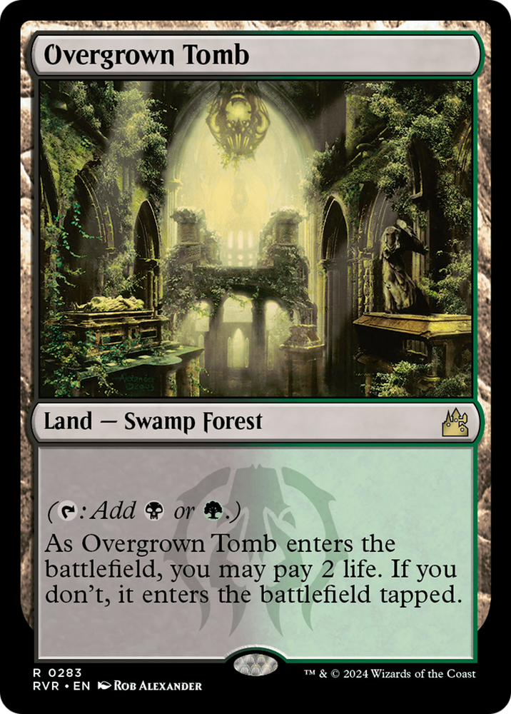 Overgrown Tomb [Ravnica Remastered] Magic: The Gathering