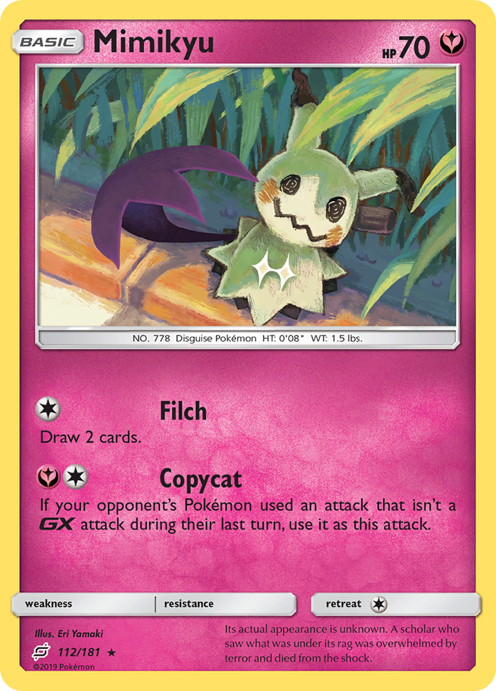 Mimikyu (112/181) [Sun & Moon: Team Up] Pokémon
